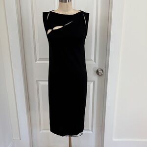 Bottega Veneta Elegant Black Sleeveless Shift Dress